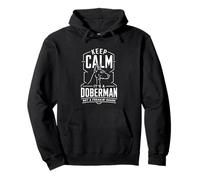 Doberman KEEP CALM IT'S A DOBERMAN NOT A SHARK Pullover Hoodie