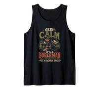 Doberman Keep Calm It's A Doberman NOT A Shark Tank Top