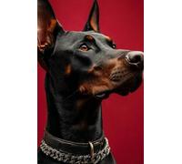 Doberman Notebook: Minimalist Black & Rust Doberman Pinscher Journal | Premium Lined Notebook for Writing, Work, and Daily Notes
