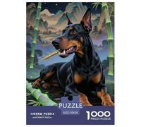 Doberman Pinscher 1000 Piece Jigsaw Puzzle Educational Games Creative Jigsaw Puzzles Beautiful Decoration Puzzle for Travel Gifts,Present 70x50cm/1000pcs