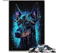 Doberman Pinscher 1000 Piece Jigsaw Puzzles, for Age 14+ Fun Games Fun Activities at Home, Birthday Gifts, Travel Gifts (26x38cm)