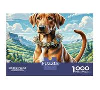 Doberman Pinscher 1000 Pieces Eco-friendly Paper Sturdy Cardboard Jigsaw Puzzle Set Adorable Pet Impossible Hard Difficult Birthday Toy Jigsaw Gifts for Family, Friends 38x26cm/1000pcs