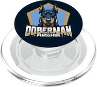 Doberman Pinscher Bold Dog Design PopSockets PopGrip for MagSafe