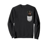Doberman Pinscher Chest Pocket Sweatshirt