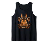 Doberman Pinscher Dobie Mode Zero Fear Tank Top