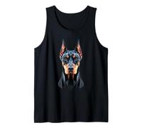 Doberman Pinscher Dog Art Design Love Proud Dobermann Tank Top