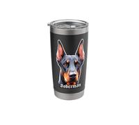 Doberman Pinscher Dog Stainless Steel Insulated Tumbler