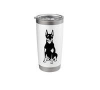Doberman Pinscher German Dog Breed Stainless Steel Insulated Tumbler