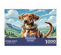 Doberman Pinscher Jigsaw Puzzle 1000 Pieces for Adults Challenging Puzzles for The Whole for Women Home Decoration 100% Recvcled Cardboard 38x26cm/1000pcs