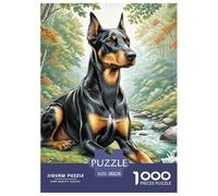 Doberman Pinscher Jigsaw Puzzle Adult And Children Educational Games Home Decoration Rainy Days Fun Activities Birthday Jumbo Age 12+ for Adults 38x26cm/1000pcs