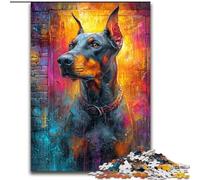 Doberman Pinscher Jigsaw Puzzles for Adults 1000 Piece Puzzle, Family Entertainment Toys Is Ideal As A Gift for The Whole Family (50x75cm)