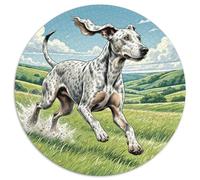 Doberman Pinscher Jigsaw Puzzles Puzzle for Adults Kids. 1000 Pieces Whimsical Challenge Toy Educational Game Home Decoration for Educational Games Gifts 1000pcs (67.5x67.5cm)