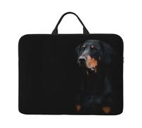 Doberman Pinscher Pets Dogs Black Dogs Doberman, 14 Inch Laptop Sleeve, Notebook Bag Laptop Case Sleeve Briefcase with Handle
