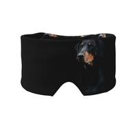 Doberman Pinscher Pets Dogs Black Dogs Doberman, Full Eye Covers Light Blocking Eye Mask Sleep Eye and Ear Muffs