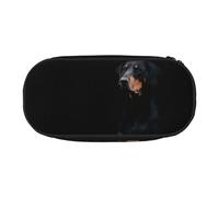 Doberman Pinscher Pets Dogs Black Dogs Doberman,Small Pencil Case Large Capacity Pencil Pouch Office Stationery Organizer
