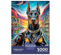 Doberman Pinscher Puzzle 1000-Piece for Adults And Kids, Difficult Jigsaw Puzzle, Challenging & Relaxing Gift 70x50cm/1000pcs