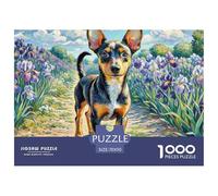 Doberman Pinscher1000 Piece Jigsaw Puzzle for Adults Family Game Cute PetsChallenging for Home Decoration Great Gift Idea70x50cm/1000pcs