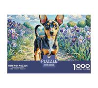 Doberman Pinscher1000 Pieces Jigsaw Puzzles for Adults Educational Games Cute PetsChallenging for Home Decoration Great Gift Idea38x26cm/1000pcs