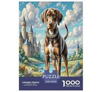 Doberman Pinscher1000Piece JigsawPuzzles ForAdults Challenging LargePiecePuzzles Age12+byth EducationalGame Uncover The Puzzle 70x50cm/1000pcs