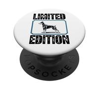 Doberman Silhouetted Emblem, Limited Edition PopSockets Adhesive PopGrip