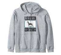 Doberman Silhouetted Emblem, Limited Edition Zip Hoodie