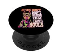 Doberman Soulful Eyes Quote Dog Design PopSockets Adhesive PopGrip