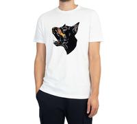 Dobermann Graphic T-Shirt White S