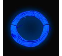 dobestyou Blue EL Wire -5m Glow-in-The-Dark Electroluminescent Wire with Controller, Waterproof Flexible Light Strip for Halloween Costumes, Cosplay, Rave Parties & DIY Nighttime Decorations