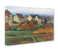 Dobling Vienna By Carl Moll Canvas Print | Gallery Wrapped 30mm Frame Wall Art | 20x14 inches | Ready to Hang | Classic Picture | Living Room Bedroom Lounge Office