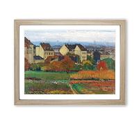 Dobling Vienna By Carl Moll Classic Painting Framed Print | A3 Oak Framed Wall Art | Ready to Hang | Classic Historical Picture | Living Room Bedroom Lounge Office