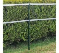 Doblit 156cm Poly Post Extra Tall 5FT Plastic Fencing Stake | Reinforced Mobile Electric Fence Poles Ideal for Horse Paddocks Equestrian (Green, Pack of 80)