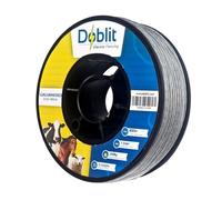 Doblit 200m Galvanised Iron Wire, 1.5mm Wide, 200kg Breaking Load, 0.12 Ω/m Ultra Low Resistance | Elecric Fencing Conductor for Livestock and Paddock Fencing (200m)