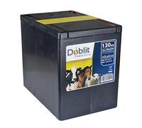 Doblit Alkaline 9v Dry Battery | Replacement Energsier Battery for Electric Fencing | Long Life Alkaline, 0% Mercury, 0% Cadmium (9V, 130Ah)