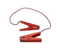 Doblit Electric Fence Connector Lead 60cm - Fence to Fence Cable for Connecting Fence Lines - Crocodile Clip Electric Fencing Accessory with Stainless Steel Teeth - Multi-Line Connection