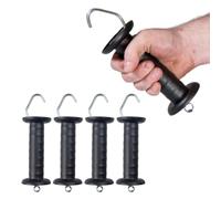 Doblit Gate Break Handle Electric Fence Large Heavy Duty Easy Grip Insulated Gate Handle with Internal Spring Gateway UV & Weather Resistant (Pack of 5)