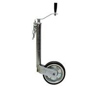 Doblit Jockey Wheel Heavy Duty | Telescopic 42mm Tube | 200mm Wheel with Steel Rim | Max Nose Weight Load 300KG | Trailer, Horse Box, Transporter, Flatbed, Livestock, Plant