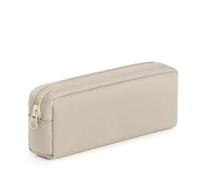 DOBMIT Big Capacity Pencil Case, Pure Color Pen Pouch with Zipper Stationary Storage Bag for Adult Officers, Khaki
