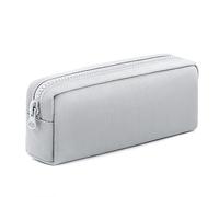 DOBMIT Big Capacity Pencil Case, Pure Color Pen Pouch with Zipper Stationary Storage Bag for Students Officers ,Gray