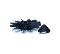 DoBoFo EDF 64mm Fan 11 Blades Without Motor, Electric Ducted Fan Without Motor for EDF 3S 4S,Hobby RC Jet Engine Propeller, Remote Control Model Replacement Airplane Parts DIY