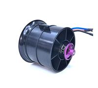 DoBoFo EDF 70mm 6S 2300KV 12 Blades 25.2V Electric Ducted Fan, Hobby RC Jet Engine Propeller, RC Car Engine Parts, High Speed Brushless Motor, Remote Control Model, Replacement Airplane Parts DIY