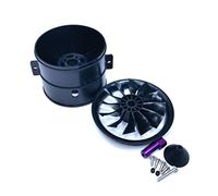 DoBoFo EDF 70mm pro CCW Housing with Fan 12 Blades Without Motor, Electric Ducted Fan Without Motor for EDF 4S 6S,Hobby RC Jet Engine Propeller, Remote Control Model Replacement Airplane Parts DIY