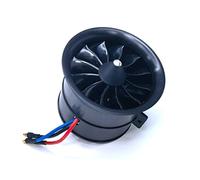 DoBoFo EDF 70mm pro CW 4S 2800KV 12 Blades 16.8V Electric Ducted Fan, Hobby RC Jet Engine Propeller, RC Car Parts High Speed Brushless Motor, Remote Control Model Replacement Airplane Parts DIY