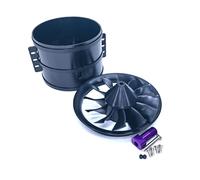 DoBoFo EDF 90mm Housing with Fan 12 Blades Without Motor, Electric Ducted Fan Without Motor for EDF 6S 8S,Hobby RC Jet Engine Propeller, Remote Control Model Replacement Airplane Parts Diy