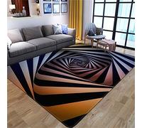 DOBOKS 3D Swirl Optical Illusion Rug, 80*120cm, Tufted, Polyester, Non-Slip, Fade Resistant, Rectangular Area Rug for Bedroom, Office, Kitchen, Hallway, Living Room