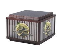 DOBQHWY 4 Dimmable Solar Powered Pillar Cap Light Vintage Classic Outdoor Column Lights 1 Pack Square Rustproof Street Pillar Post Cap Lamp with Remote Control Floor Lamp Lantern for Patio Courtyard