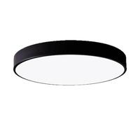 DOBQHWY Minimalist Round LED Ceiling Light Super-Thin Energy Saving Flush Lamp 3 Colors Dimmable Recessed Flat Lights Modern Household Panel Lamp Fixture for Kitchen Office Bedroom Hallway Garage