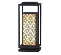 DOBQHWY Rectangular Floor Lamp for Garden by The Pond Waterproof Post Lighting Fixture 23.6in Large Landscape Column Lamp Traditional High Brightness Stigma Lamps for Aisle Fence Post Housing