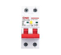 DOBRVVGT Circuit Breaker,Miniature Circuit Breaker CNC 2P 4P 230V RCBO MCB 30mA Residual Current Circuit Breaker With Over Current And Leakage Protection(2,80A)