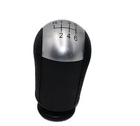 DOBRVVGT Gear Knob, Car Gear Shift Knob 5/6 Speed MT Gear Stick Shift Knob Car Fit Use Fit use for Ford Focus Mondeo Mustang Black/Silver(6 apeed Silver)