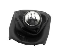 DOBRVVGT Gear Knob, Car Gear Shift Knob 5 Speed Gear Shift Knob Shifter Boot Fit Use Fit use for Peugeot 307 207 Citroen C3 C4 C5 with Gaiter Boot Cover